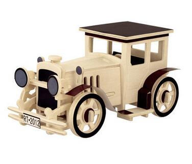 Vintage Classic Car 3D Wooden Puzzle