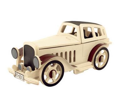 Vintage Classic Car 3D Wooden Puzzle